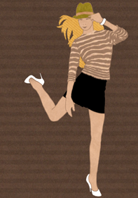 illustration model fashion